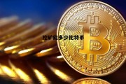 挖矿能多少比特币啊，挖矿能多少比特币