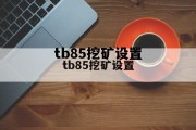 轻松矿工切换到单卡超频，tb85挖矿设置